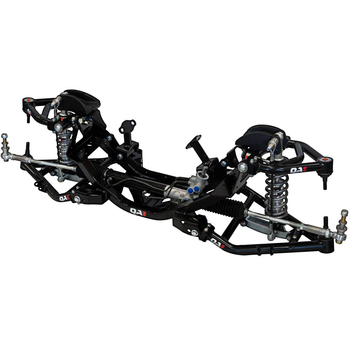 Front Coilover Crossmember System, 73-87 C10, Single Adjustable, 650lb/in. Springs