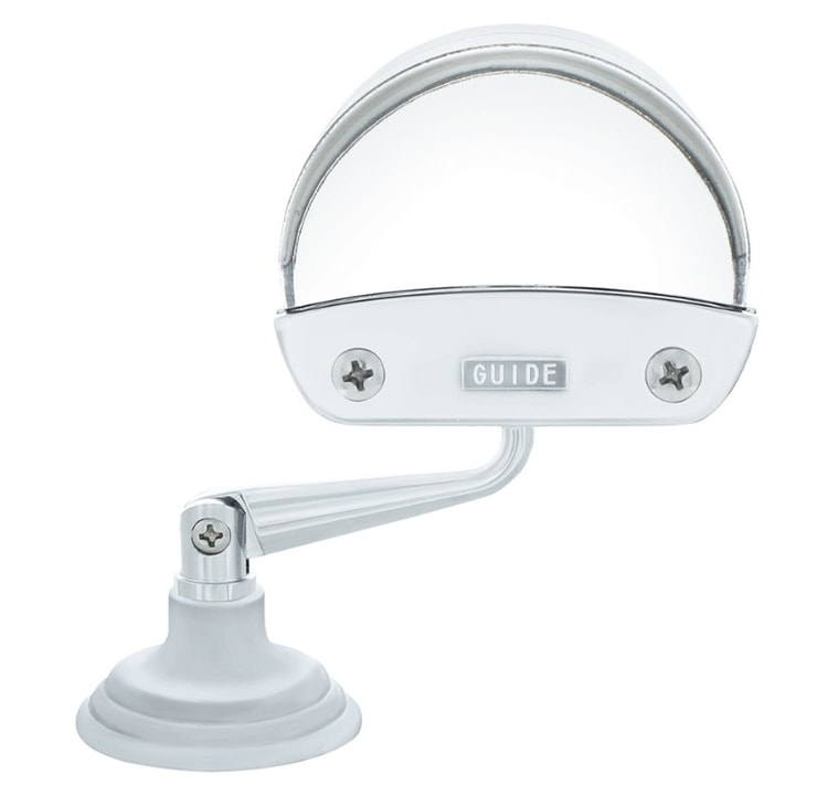 Chrome Die-Cast Deluxe Traffic Light Viewer With Magnetic Mounting Base