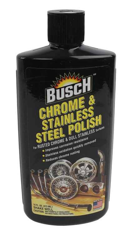Busch Chrome & Stainless Steel Polish 16 oz