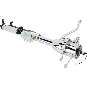 30" Column Shift Column Chrome Finish w/ Keyed Ignition
