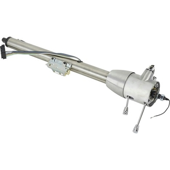 30" Floor Shift Column Plain Finish w/ Keyed Ignition
