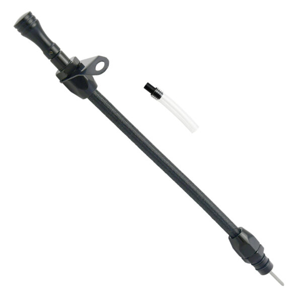 thumbnail image 2 of Chevy GM 700R4 Transmission Dipstick – Stainless Flexible Fit SBC/BBC, Billet Aluminum 2 of 6